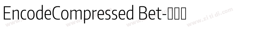EncodeCompressed Bet字体转换